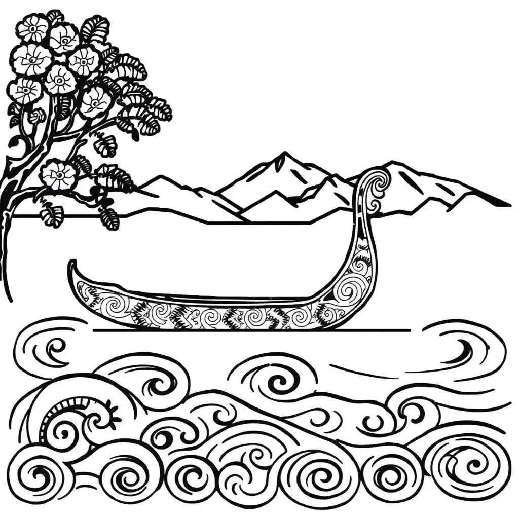 Historical timeline illustration