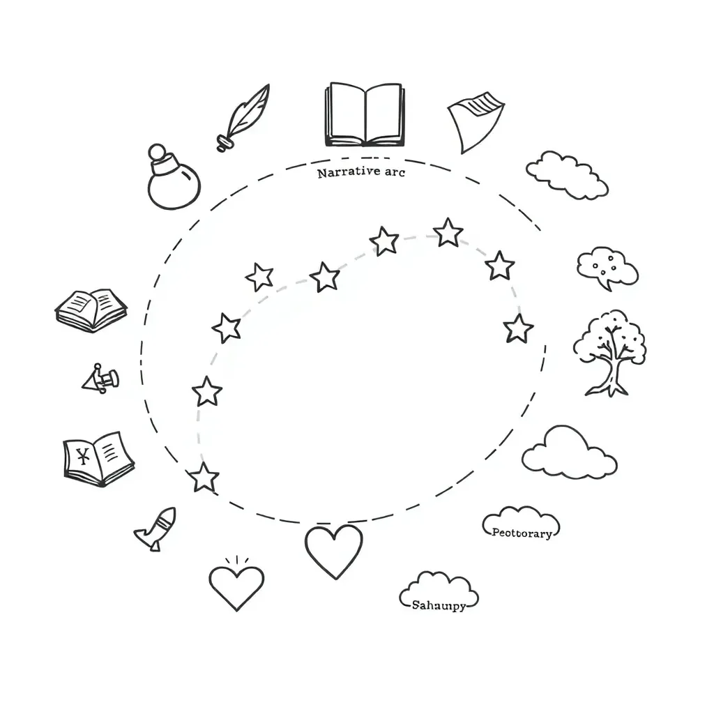 Story planning illustration
