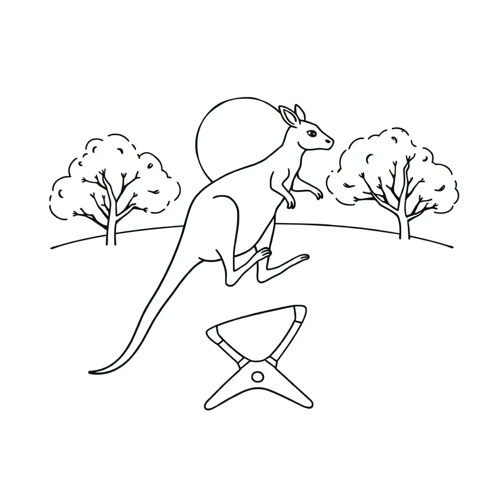 Storm Boy and pelican illustration