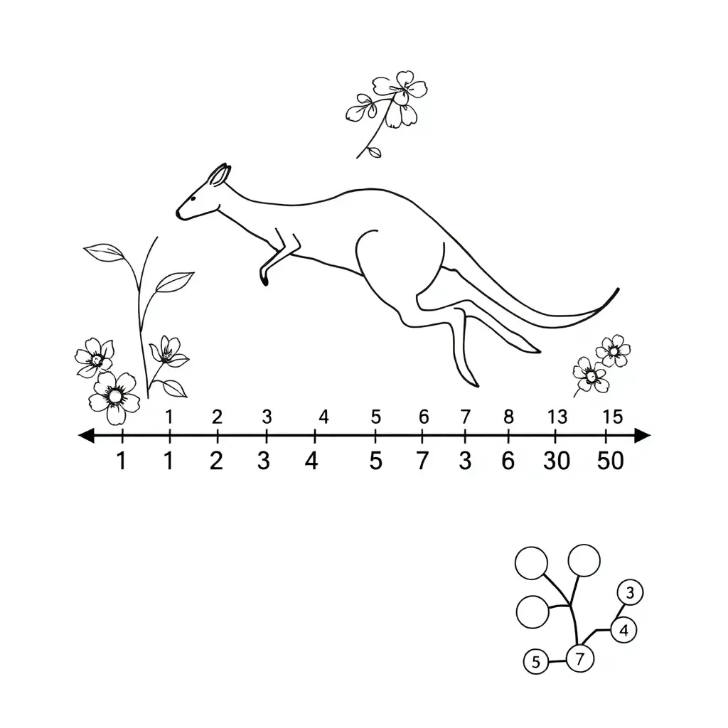 Prime and composite numbers illustration