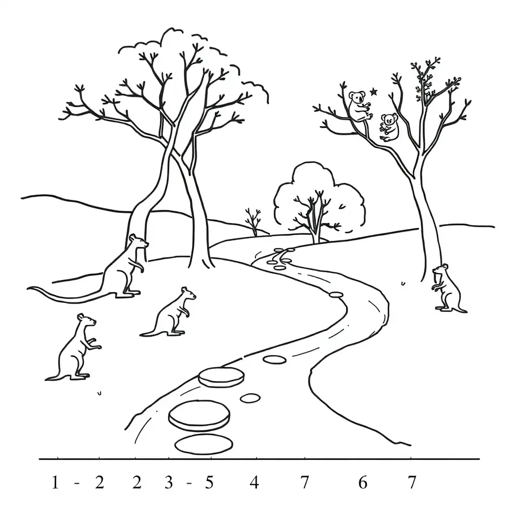 Mental math brain with numbers