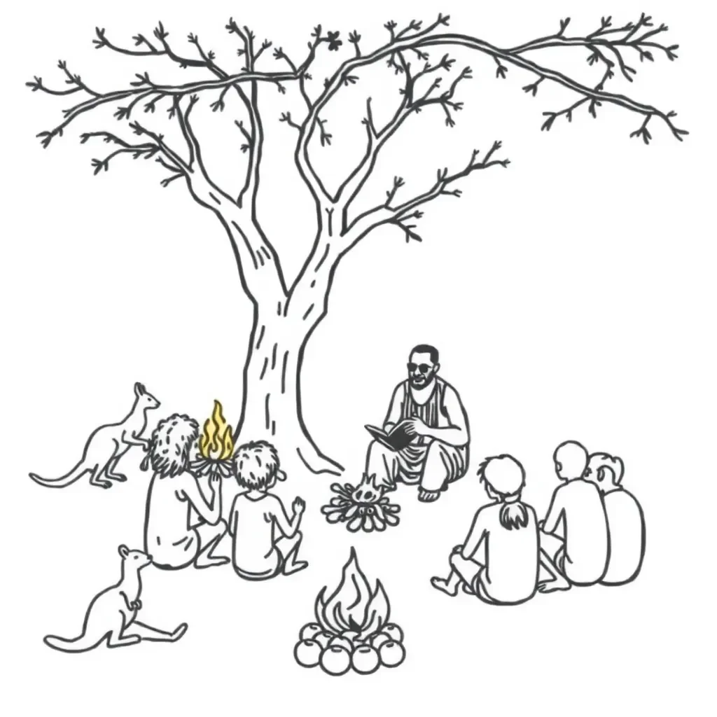 Children reading a storybook together