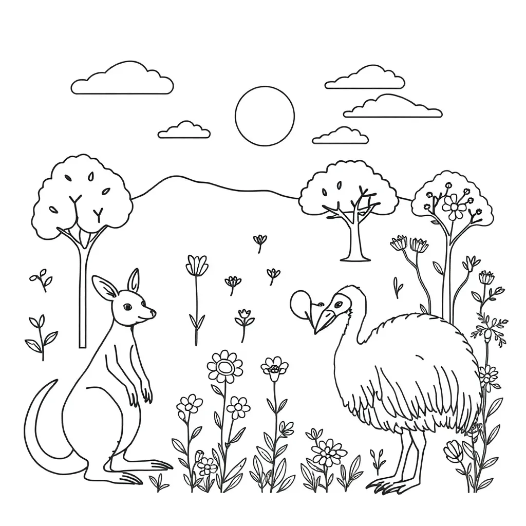 Various living and non-living things including plants, animals, and objects