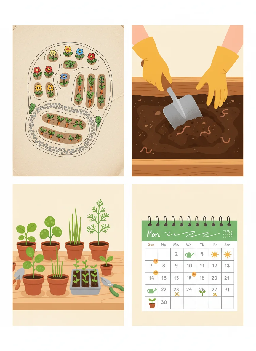 Decomposing Garden Planning