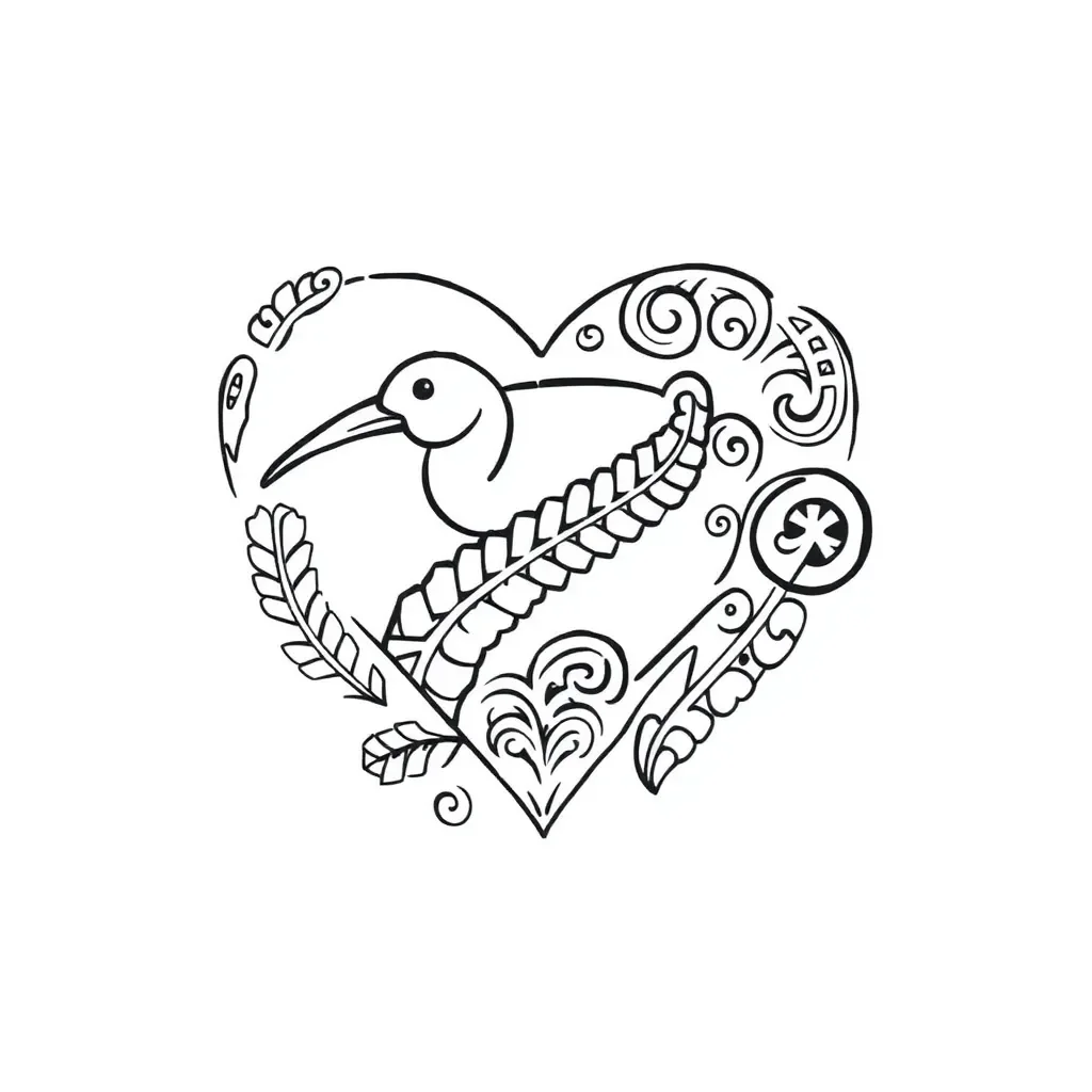 Heart with the word 'my' inside