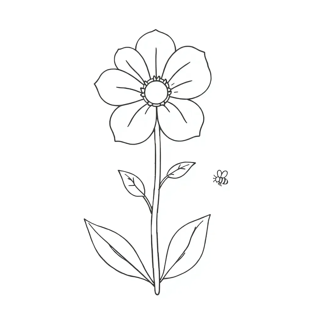 Flower diagram illustration