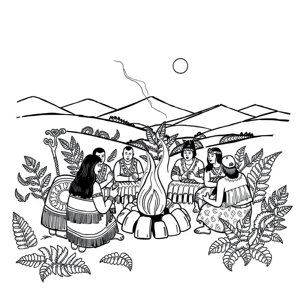 Māori cultural illustration