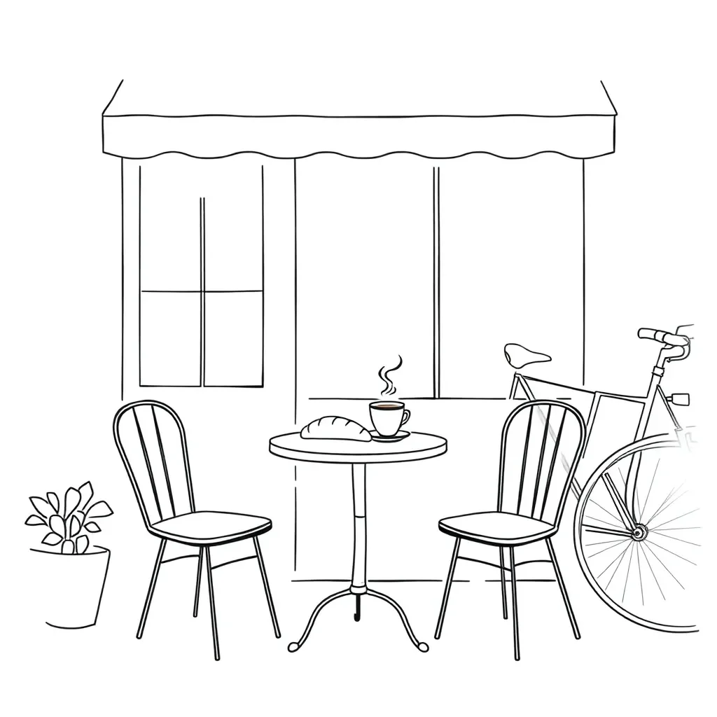 French verbs illustration