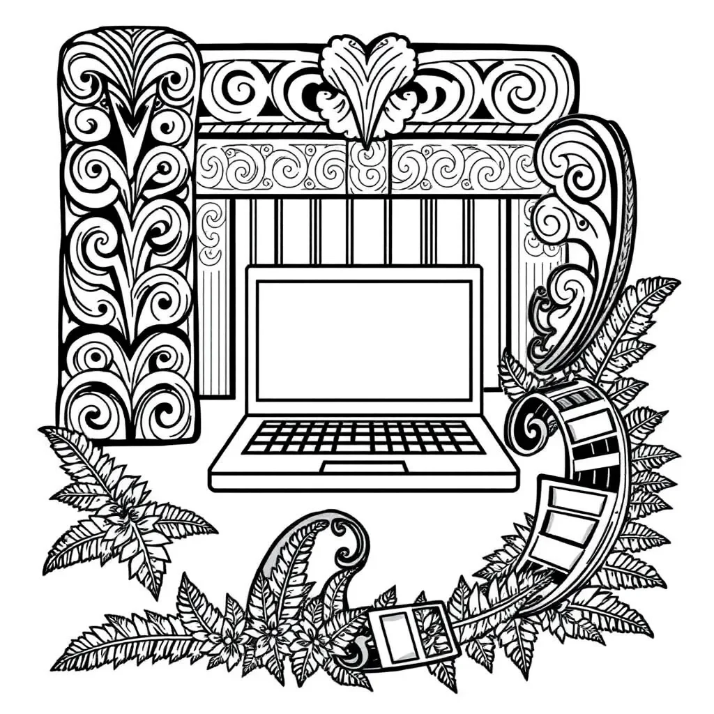 Digital storytelling illustration