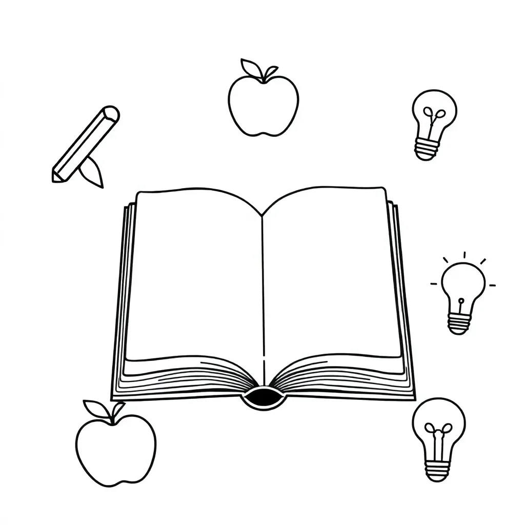 Student reading a book