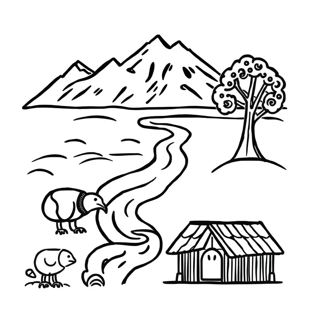 New Zealand topographic map