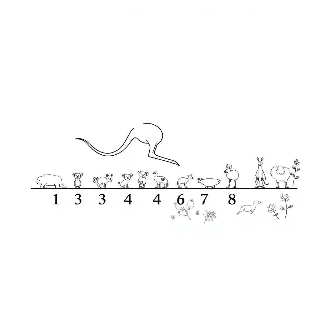 Numbers and place value illustration