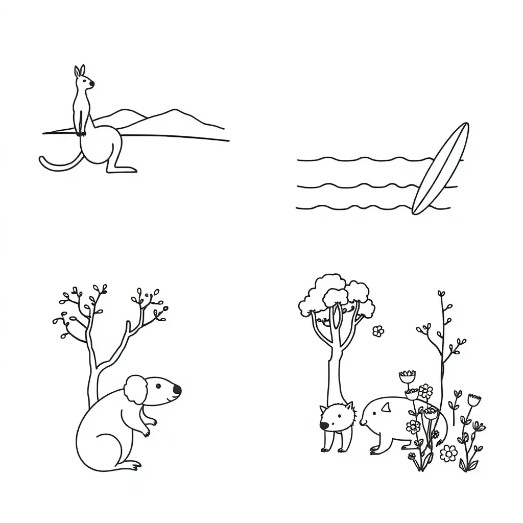 World biomes map illustration