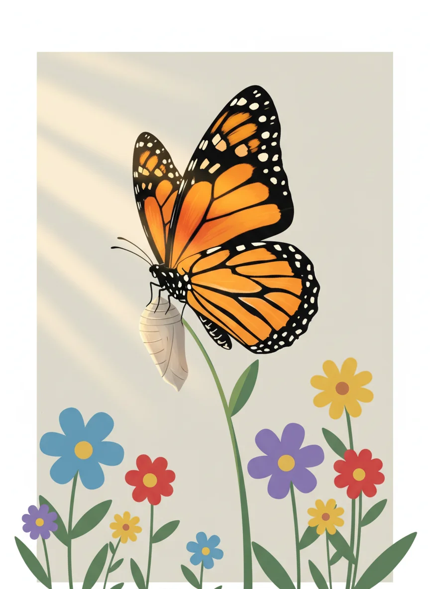 Casey Emerges as a Beautiful Butterfly