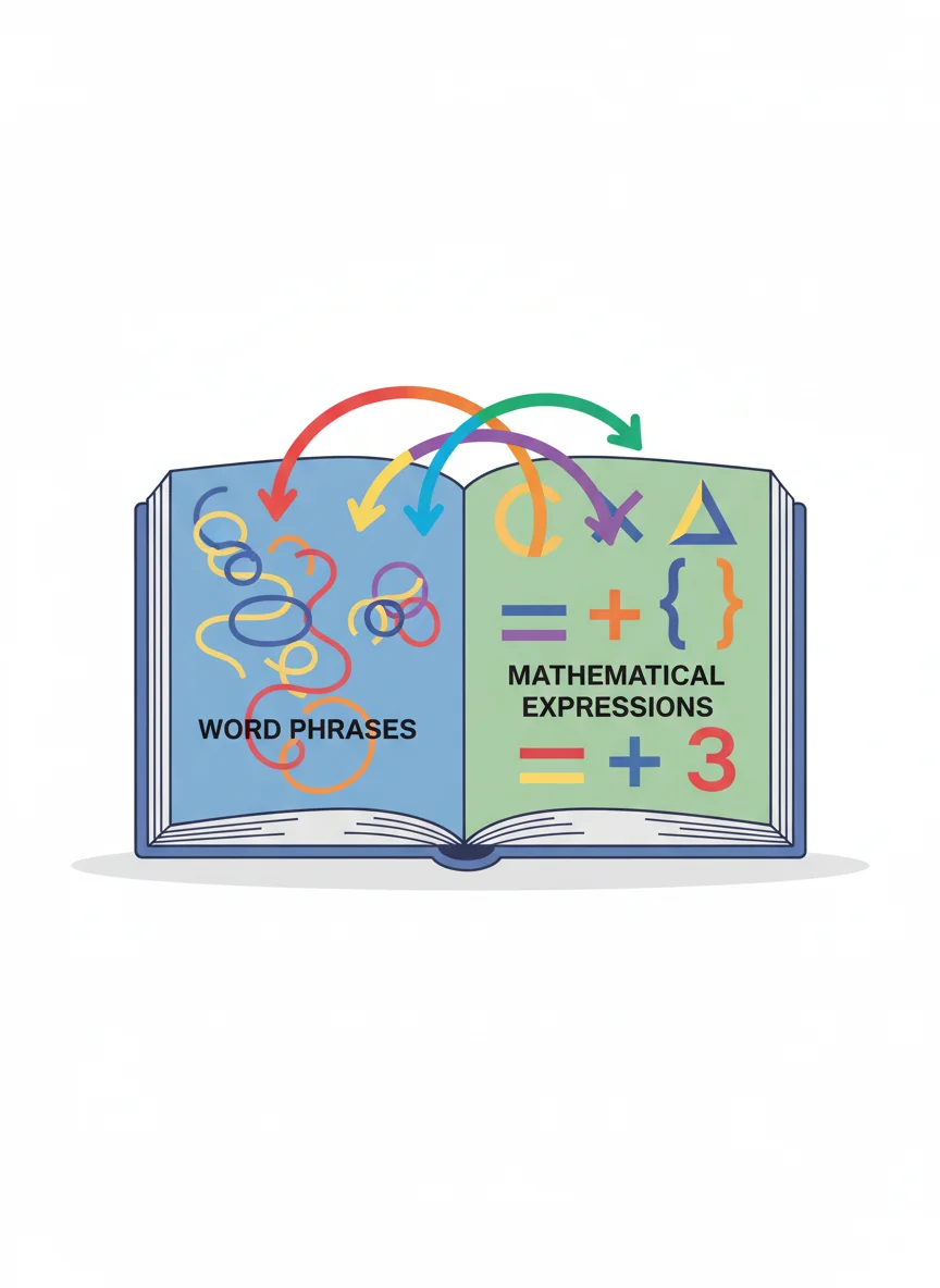 Writing Expressions from Words