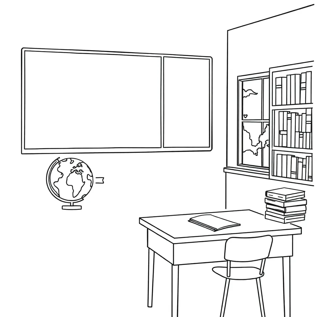 Student reading a book