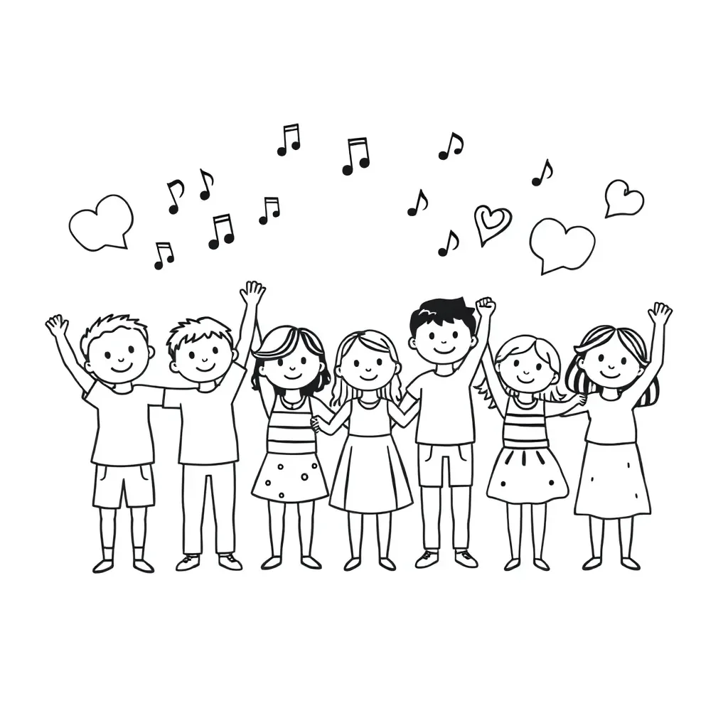 Poetry performance illustration