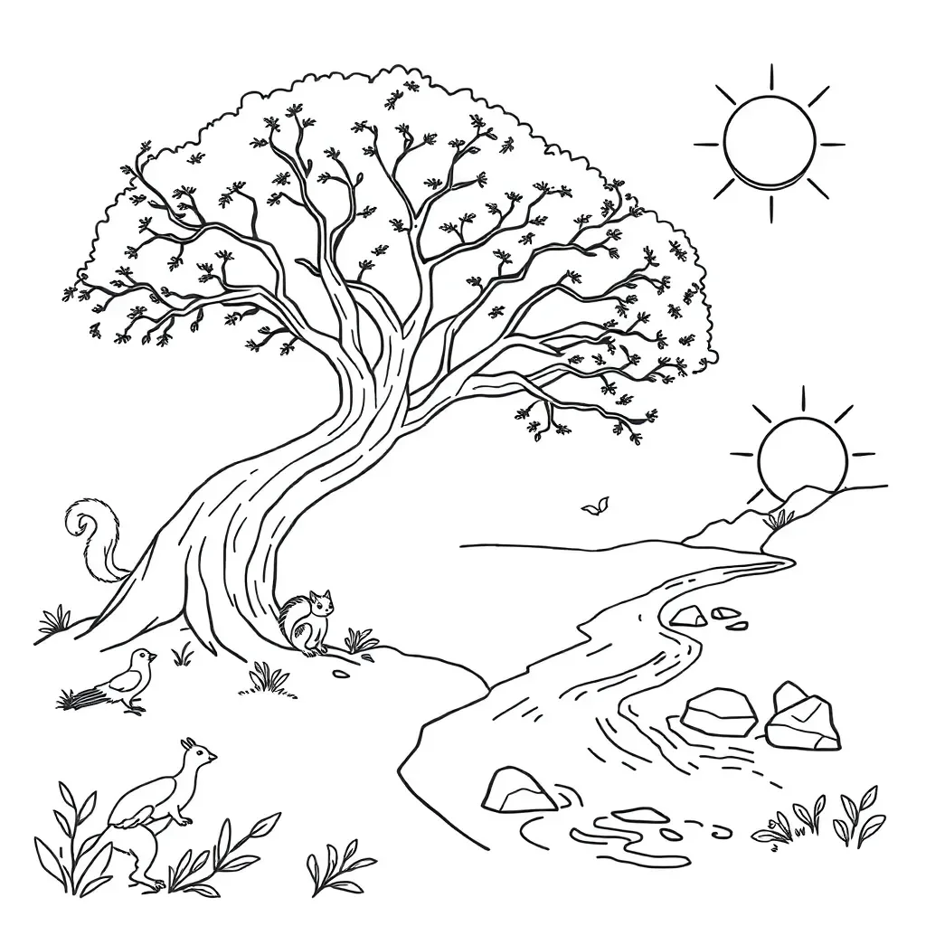 Poetry and imagery illustration