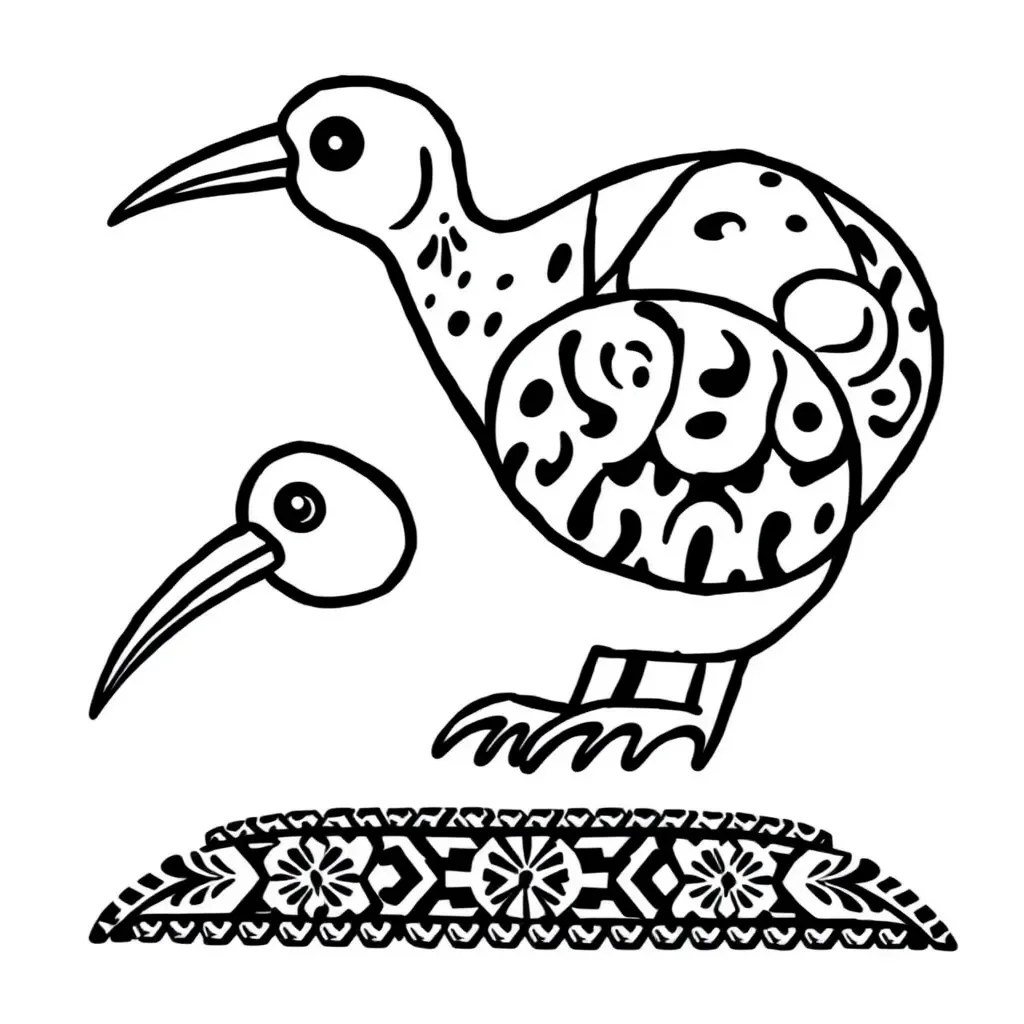Fraction strips and number line illustration