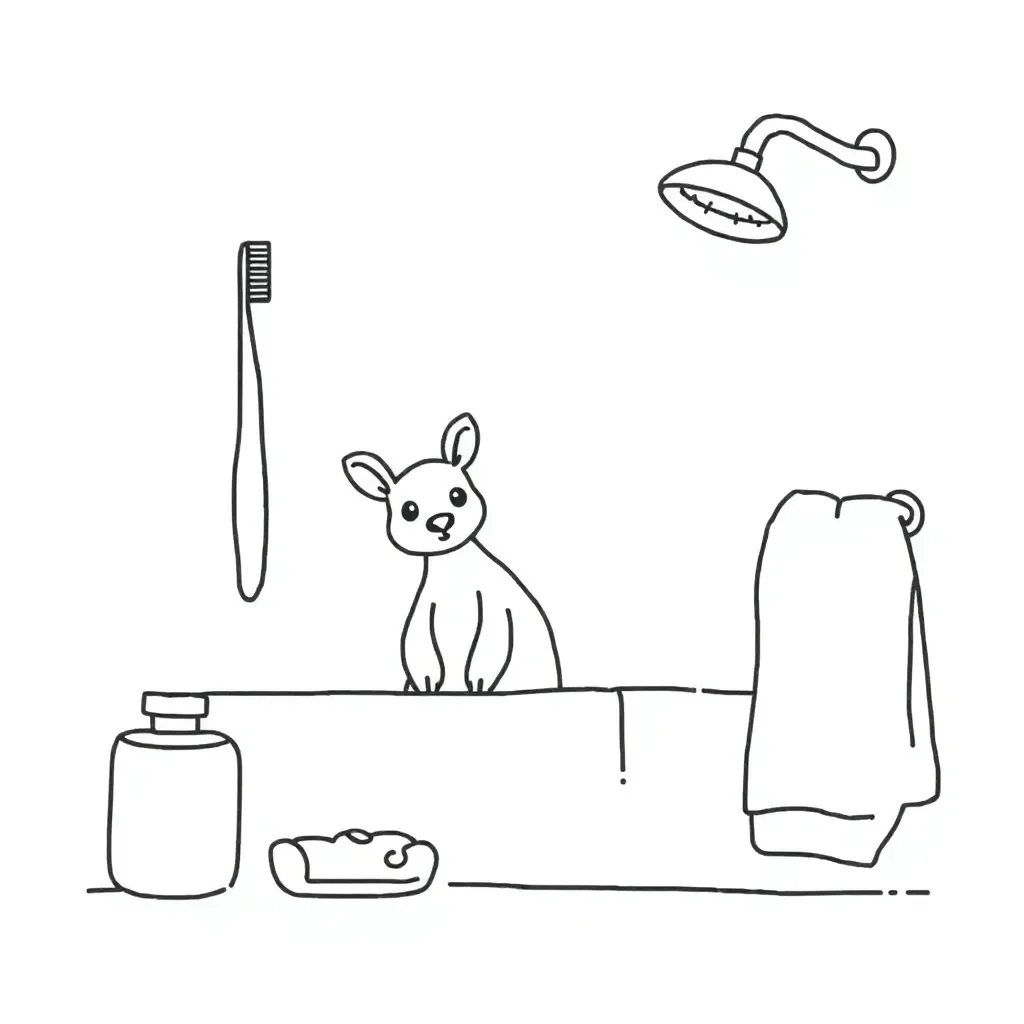 Personal hygiene illustration