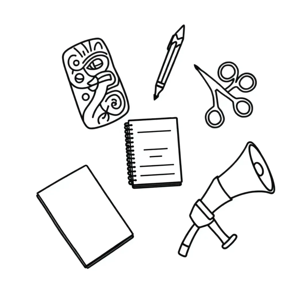 Writing process illustration