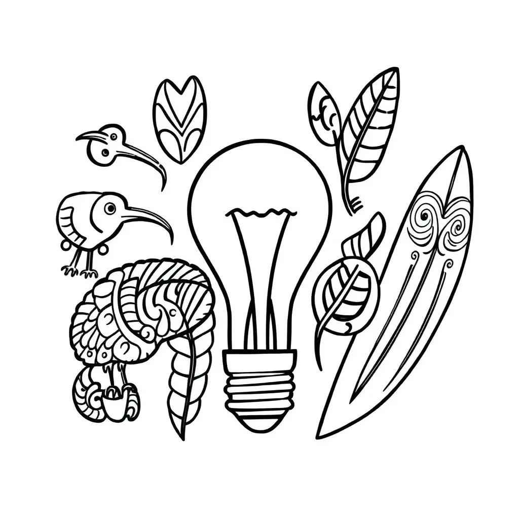 Creative writing and storytelling illustration