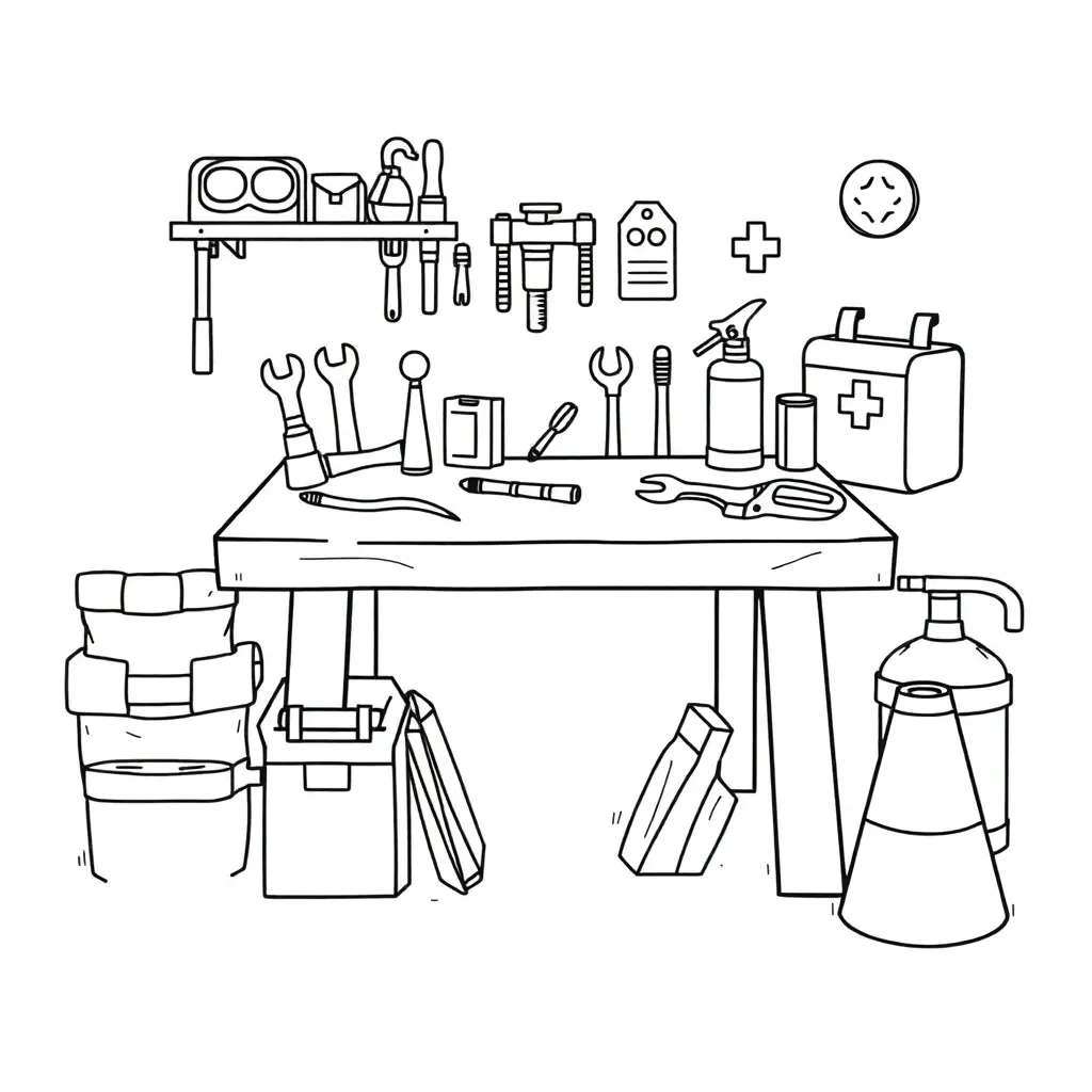 Workshop safety equipment and tools