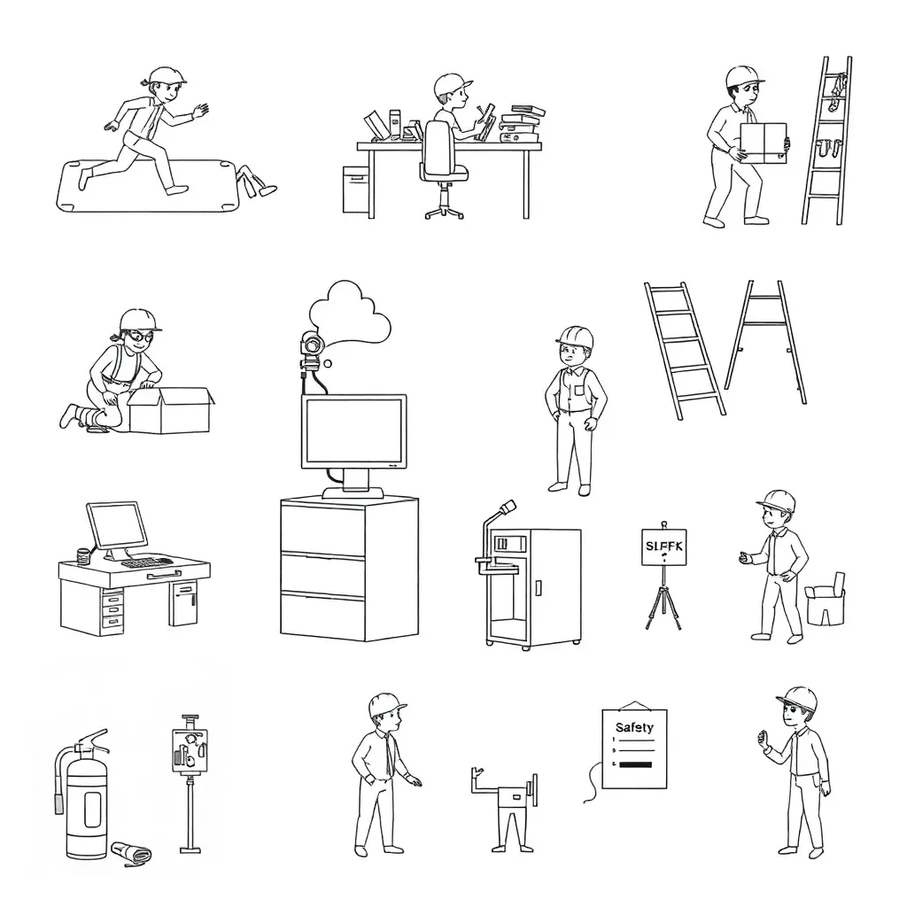 Workplace safety illustration