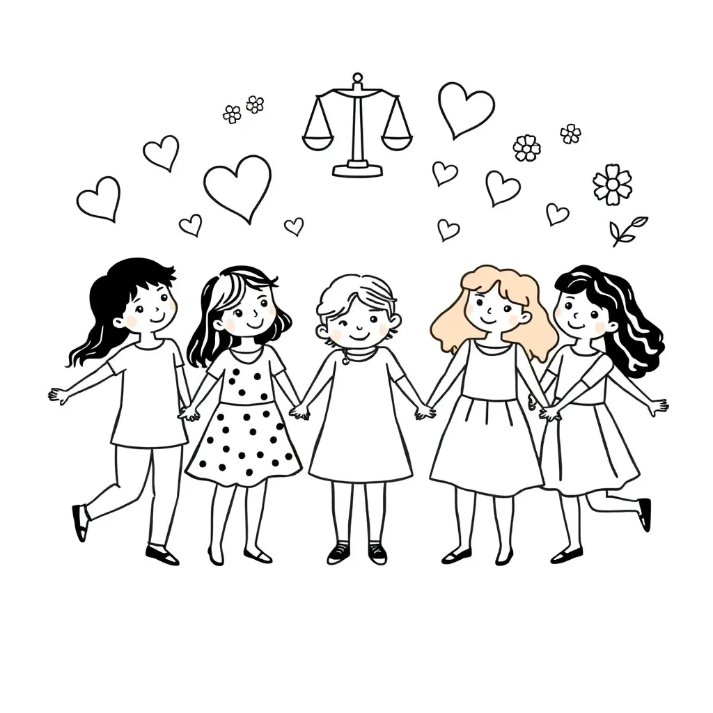 Equality and respect illustration