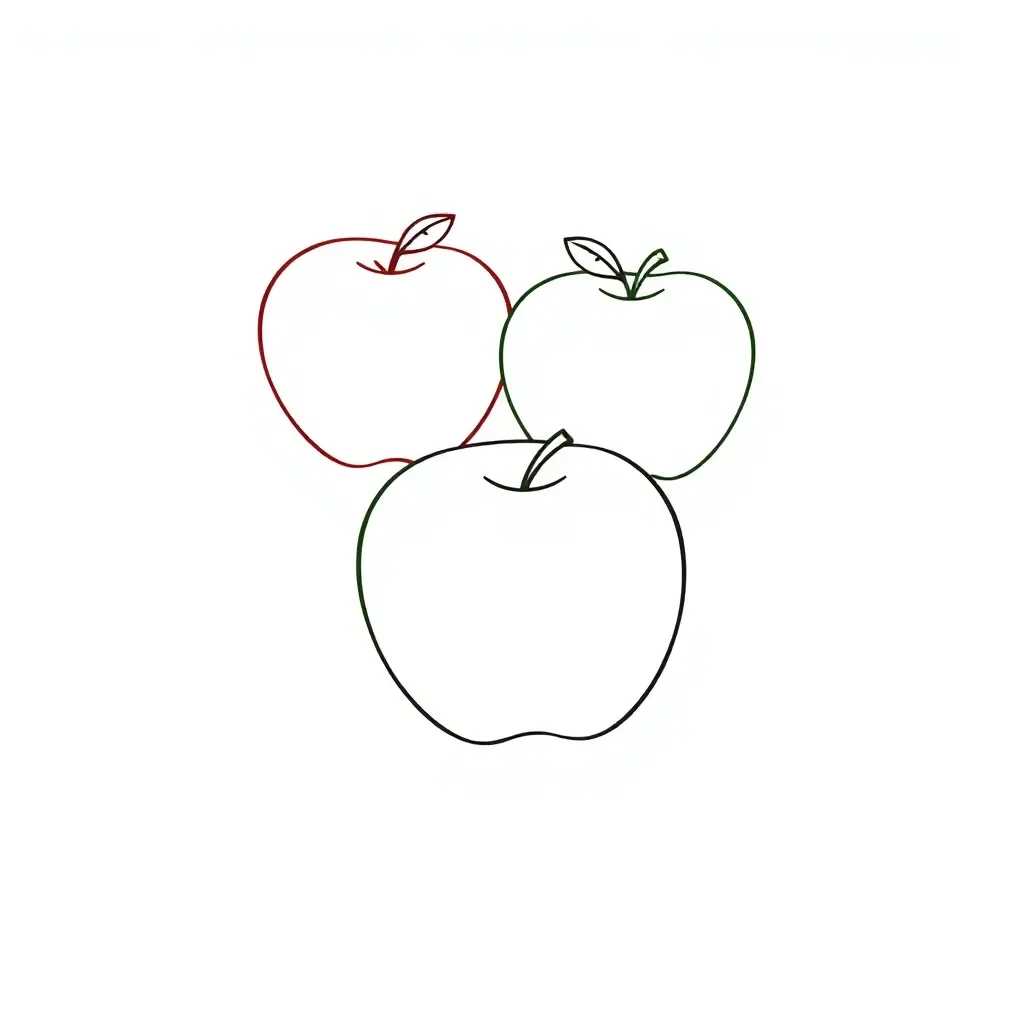 Apples showing ratio concepts