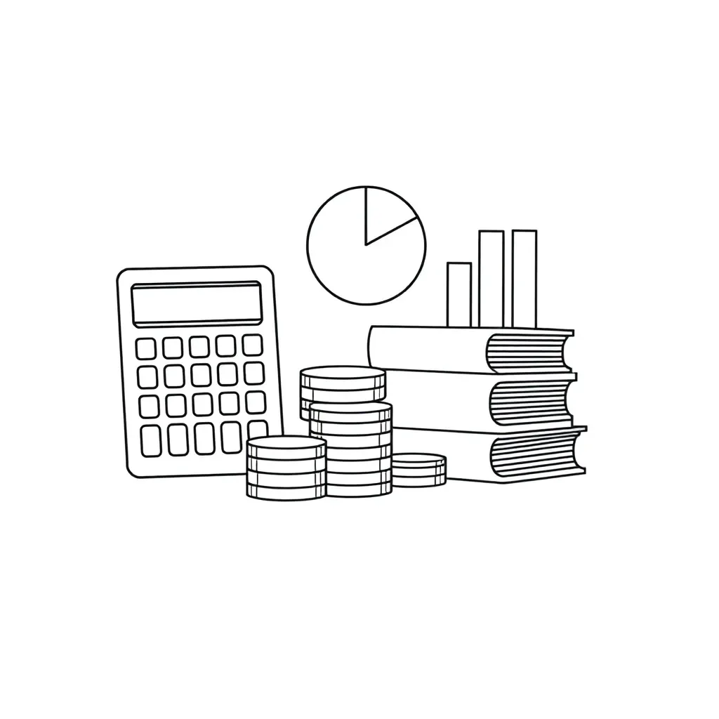 Professional accounting illustration