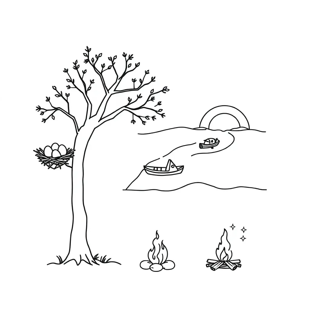 Worksheet illustration