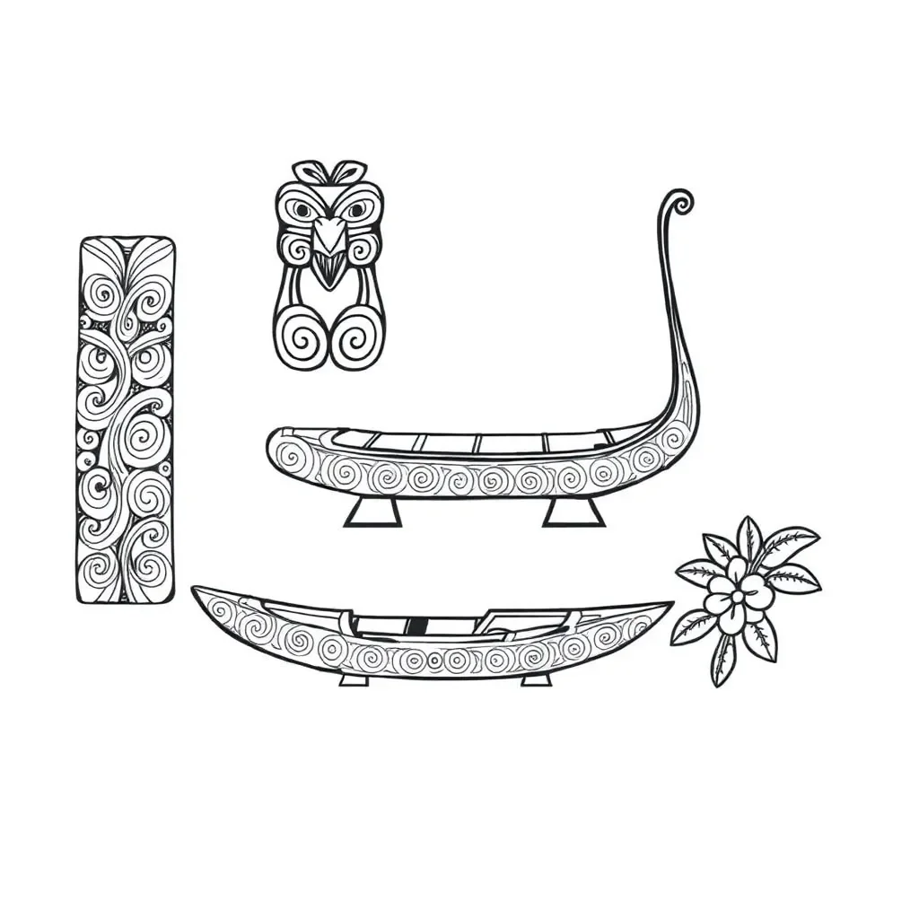 Drama masks illustration