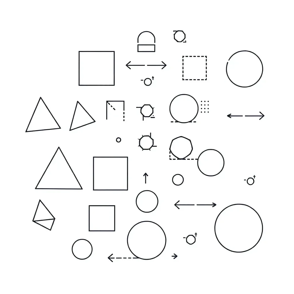 Geometric shapes illustration