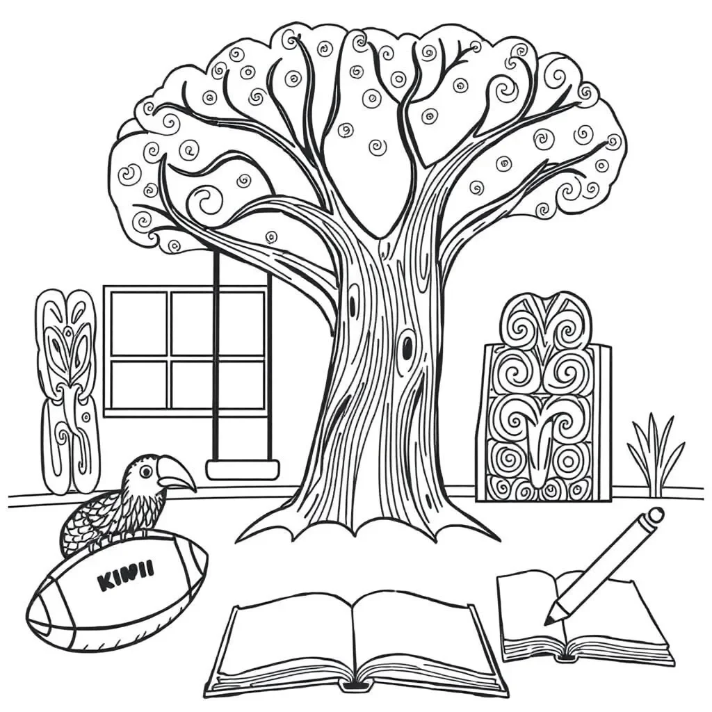 Students building paragraphs with blocks