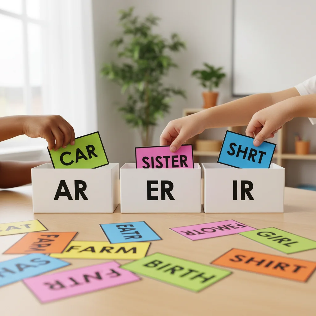 R-Controlled Vowel Sorting Game