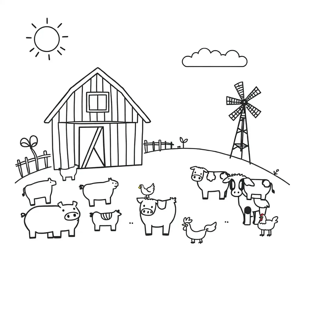 Animal Farm book illustration