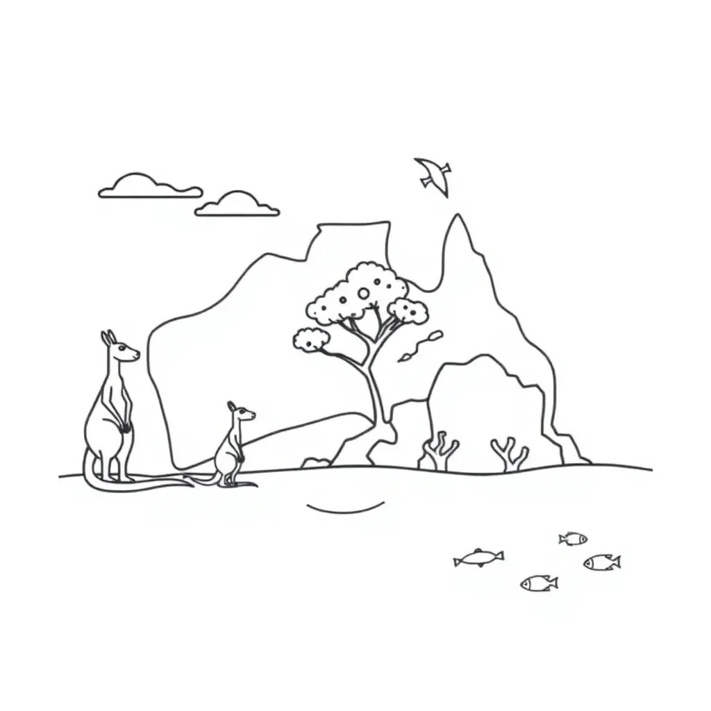 Ancient scrolls and quill pen illustration