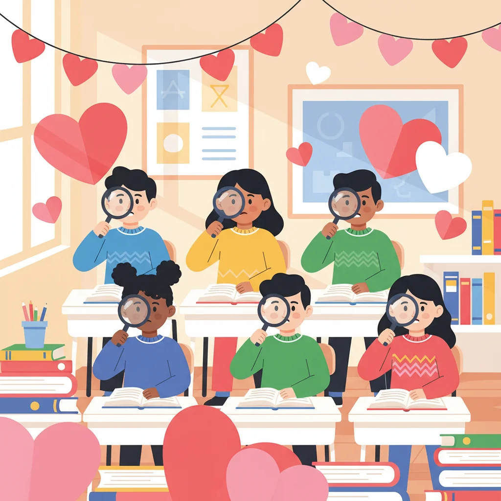Valentine's Day Reading Detective Strategies