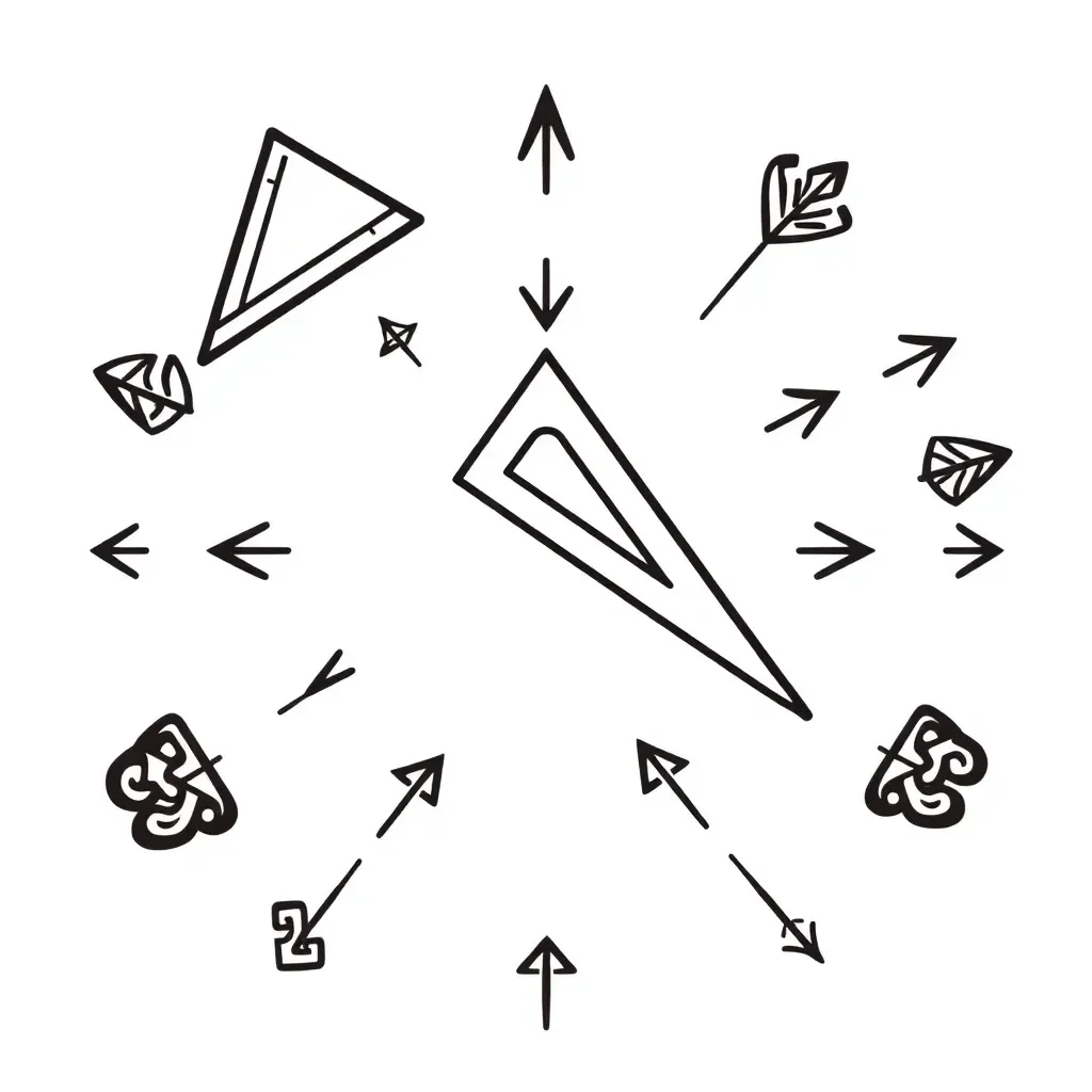Protractor and angles illustration