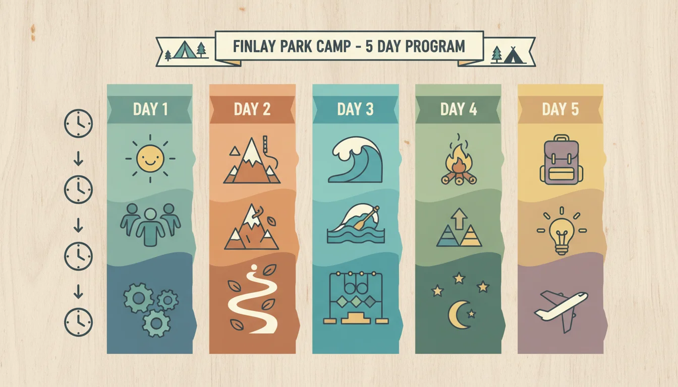 5-Day Camp Itinerary
