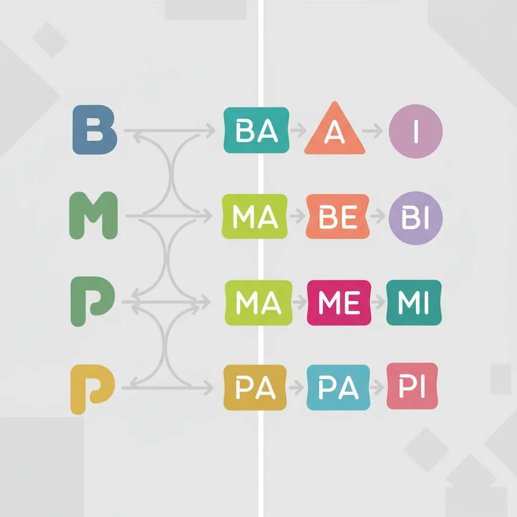 Building Syllables with Consonants and Vowels