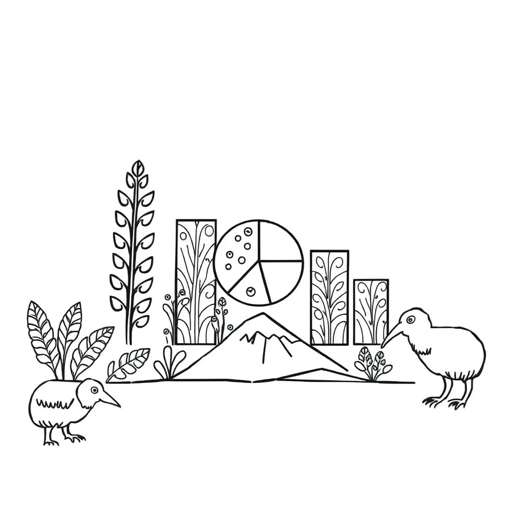 Statistics and data collection illustration