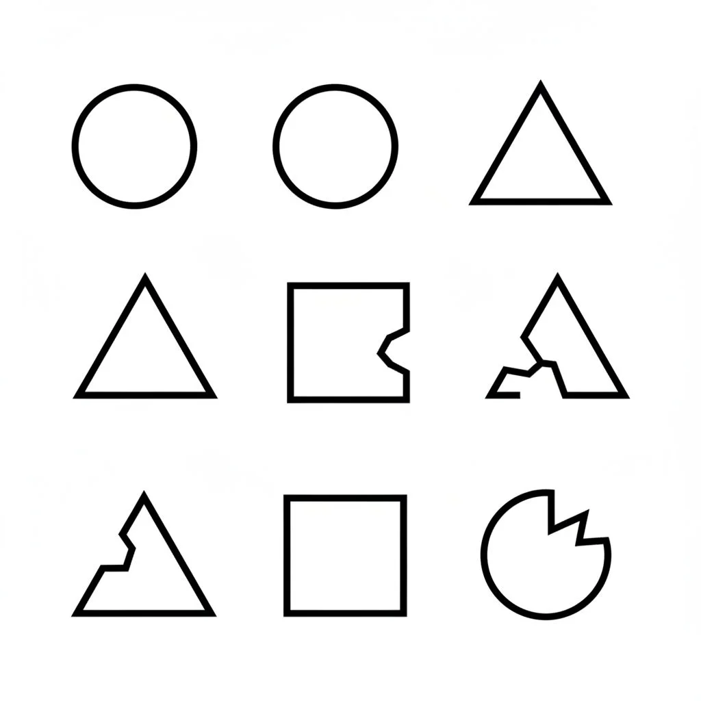 Colour One Whole Shape