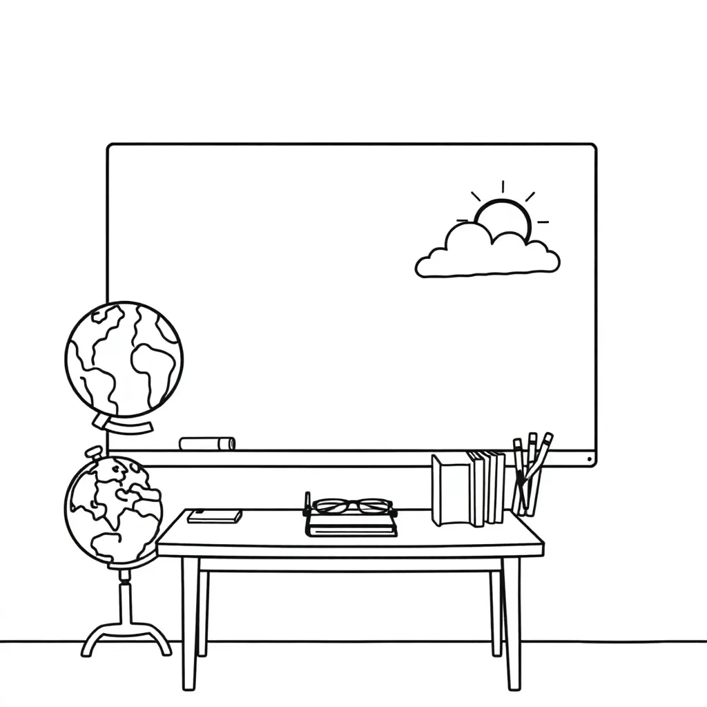Children writing sentences