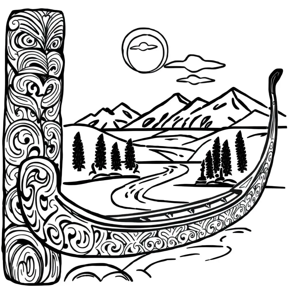 Māori addition illustration
