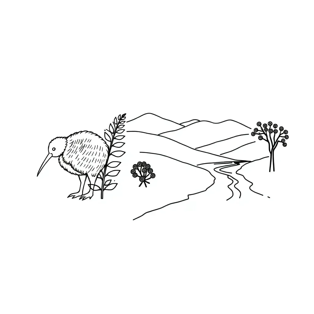 Dictionary and books illustration