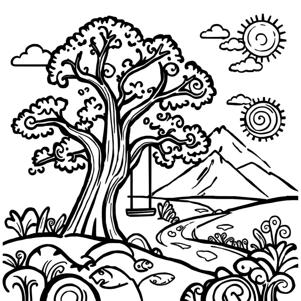 Story planning illustration