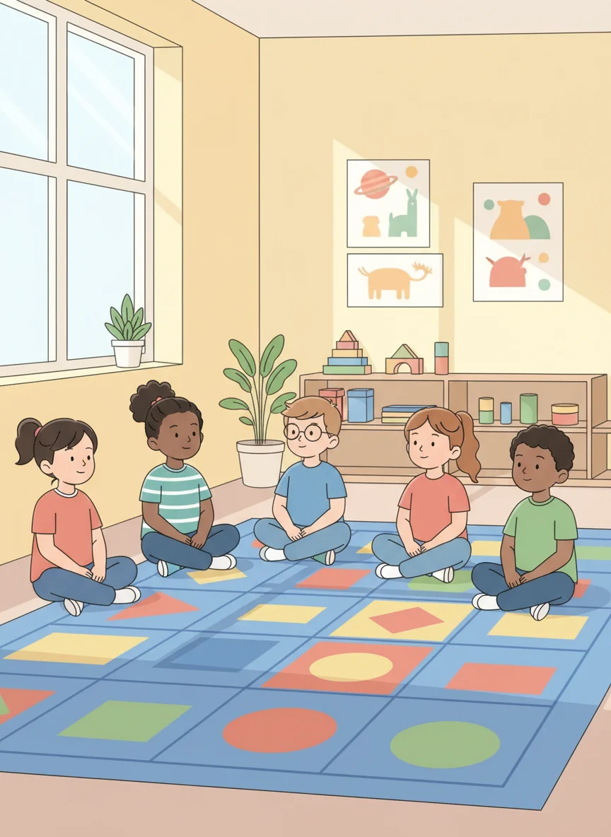 Mat Time Rules - Sitting Nicely Together
