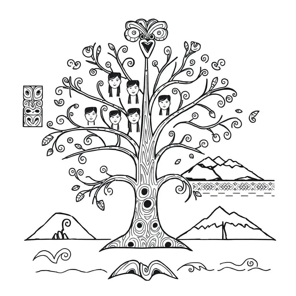 Identity map illustration showing interconnected circles